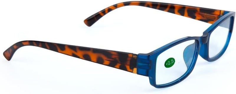 DAISO Bi-Colour Reading Glasses (+2.5) - Blue - Image 3